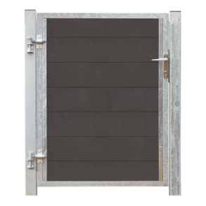 Futura kompositdr venstrehngt + stolper 99x127cm (BxH)