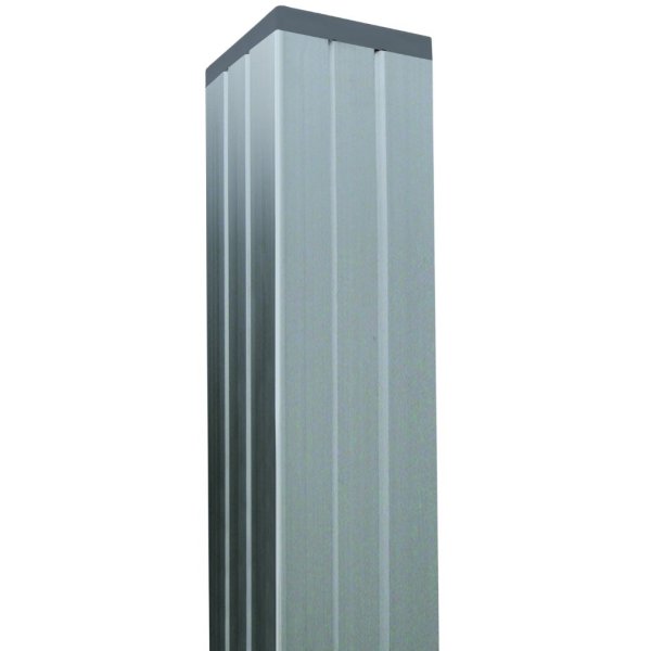 Aluminium stolpe 70x70mm i lngde 270cm (4i1 stolpe)