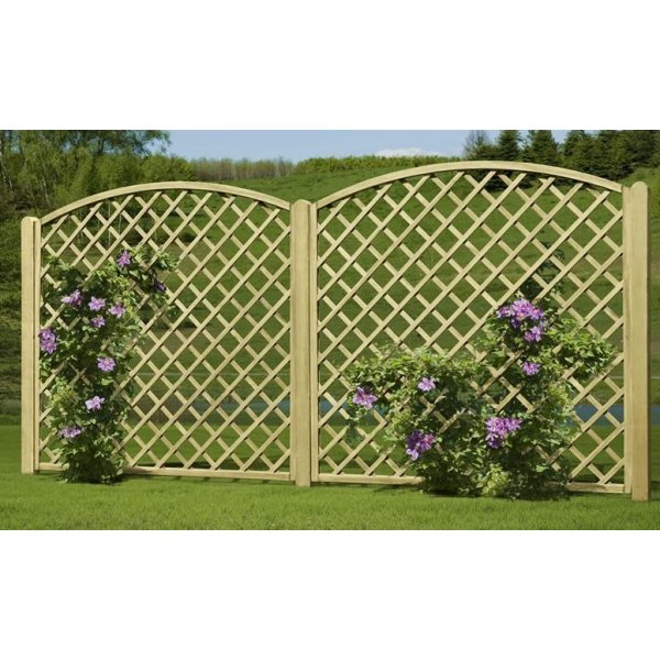 Palma hegn med bue 180x180/161cm (BxH)