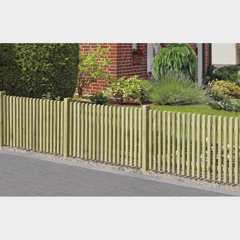 Baltrum forhavehegn 180x80cm i trykimprgneret tr