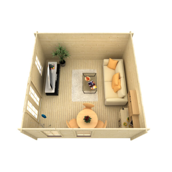 Brande havehus / anneks i ubehandlet p 17,64m2