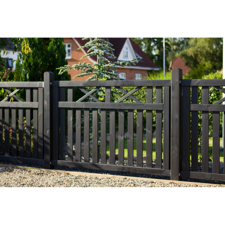 Vinesse sort dobbeltlge 300x98cm (BxH)