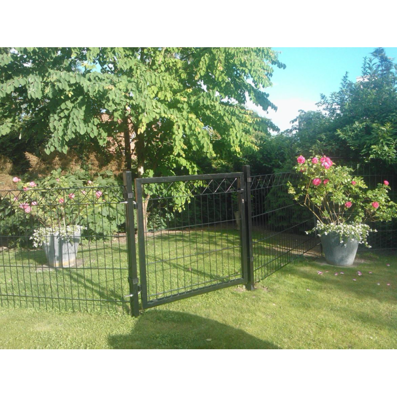 Lge X i sort til panelhegn100x100cm - model Gilleleje