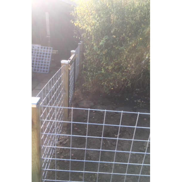 Bravo Rionet hegn galvaniseret model "Billund"