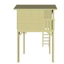 Maxi legehus p stolper