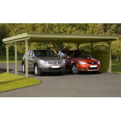 Bravo carporte med fladt tag