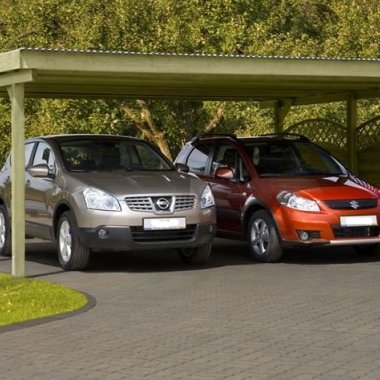 Jmkiil standard dobbelt carport (carport model)