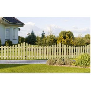 Skagen stakit bue nedad 180x80/65cm (BxH)