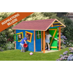 FRDIG SAMLET:Slvklasse: Crazy Andy trlegehus  3,6m2 inkl. udhng