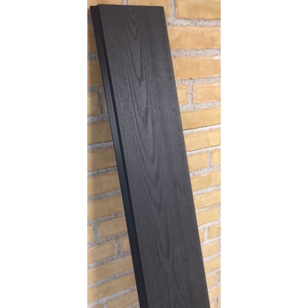 Nice Premium kompositbrt i mrk antracit 180x16x2cm (LxHxT)