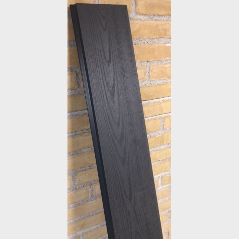 Kompositbrt 180x16x2 i mrkt antracit (LxHxT) - model Nice Premium