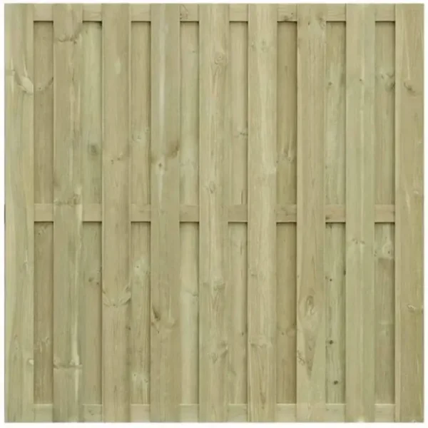 Bronzeklasse: Plankevrk model Agerskov LODRET SAMLET inkl. trstolper og tilbehr