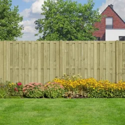 Bronzeklasse: Plankevrk model Agerskov LODRET SAMLET inkl. trstolper og tilbehr