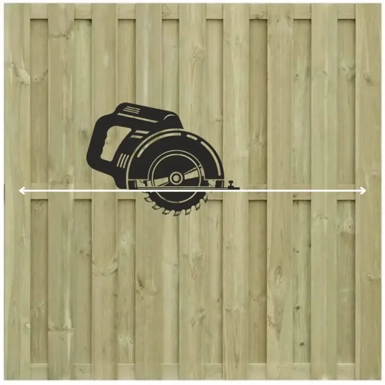 Agerskov plankevrk i grn trykimprgneret 180x180cm - Bronzeklasse