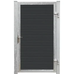 Alaska enkeltlge i komposit inkl. stolper 97cm i bredden x den valgte hjde