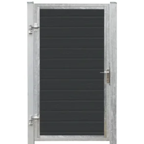 Alaska enkeltlge i komposit inkl. stolper 97cm i bredden x den valgte hjde