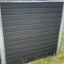 Alaska XL komposithegn med galvaniserede stlstolper - Slvklasse