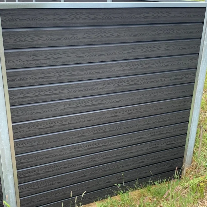 Alaska XL komplet st komposithegn med stlstolper - Slvklasse