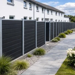 Alaska XL komposithegn med galvaniserede st�lstolper - S�lvklasse