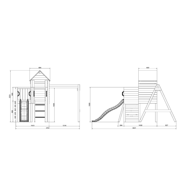 Bibalu leget�rn trykimpr�gneret med gr�n rutsjebane