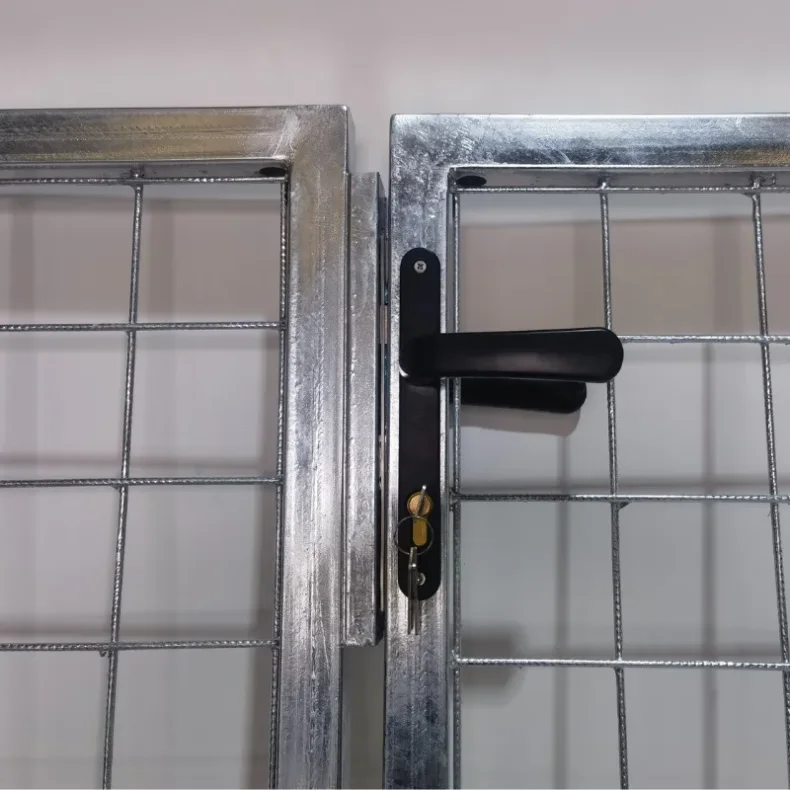 Dobbeltlge til rionethegn model Billund galvaniseret 300x90cm (BxH) inkl. stolper