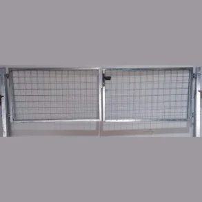 Dobbeltlge til rionethegn model Billund galvaniseret 300x90cm (BxH) inkl. stolper