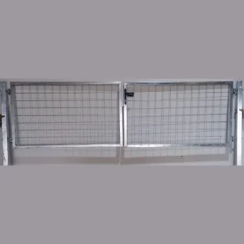 Dobbeltlge til rionethegn model Billund galvaniseret 300x90cm (BxH) inkl. stolper