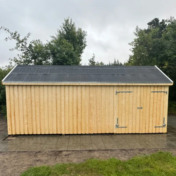 Guldklasse: Classic Multi Havehus 14,5 m&sup2; - 3 moduler m/enkelt- og dobbeltdr