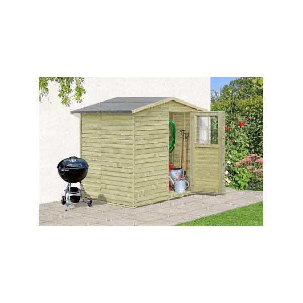 Skade: Dortmund budget redskabsskur p 2,61m2 - Outlet (OBS: Ls beskrivelse vedr. fejl og mangler)