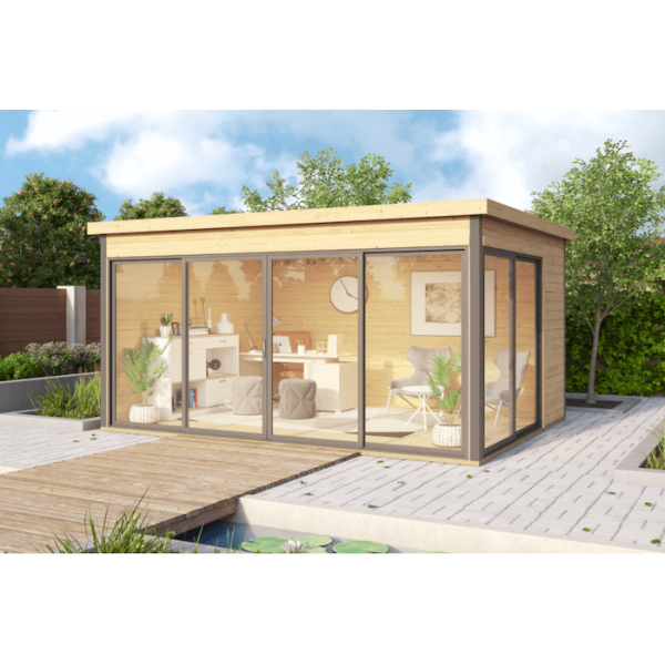 Hjemsted Eksklusiv anneks/havehus model 2.1 i ubehandlet p 12,82m2