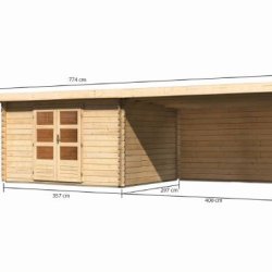 Bastrup model 7 i ubehandlet p 10,6m2 + 4m udhng