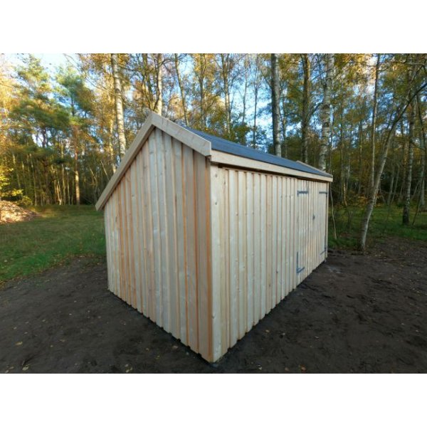 Guldklasse: Multihus 2-moduler i ubehandlet lukket med dobbeltdr p 10,5m2