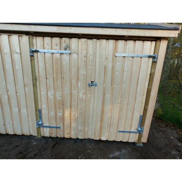 Guldklasse: Multihus 2-moduler i ubehandlet lukket med dobbeltdr p 10,5m2