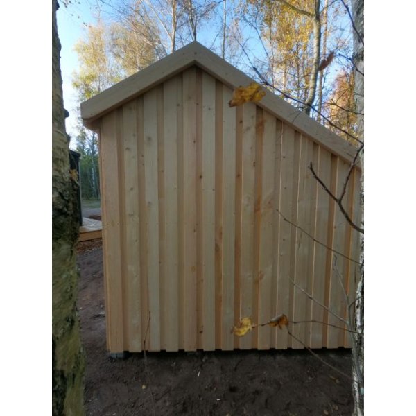 Guldklasse: Multihus 2-moduler i ubehandlet lukket med dobbeltdr p 10,5m2