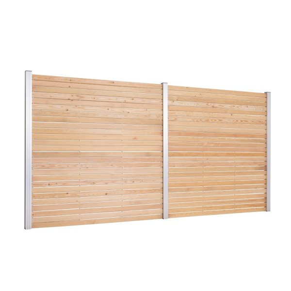 Guldklasse: Gteborg rhombeprofil systemhegn inkl. alustolper og tilbehr