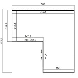 Hjemsted Eksklusiv anneks/havehus model 4.1 i ubehandlet p 17,9m2