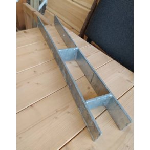 3x H-stolpefod til 70x70mm varmgalvaniseret + 6 jordankre i 50cm