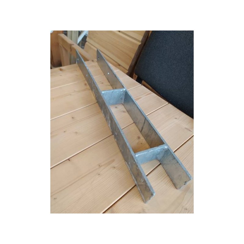 3x H-stolpefod til 70x70mm varmgalvaniseret + 6 jordankre i 50cm