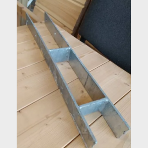 H-stolpefod til 90x90mm varmgalvaniseret