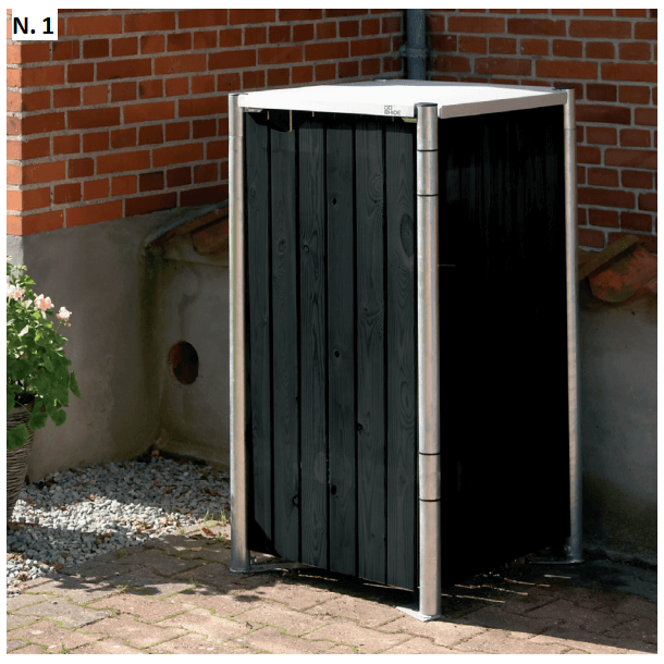 Bravo skraldespandsskjulere