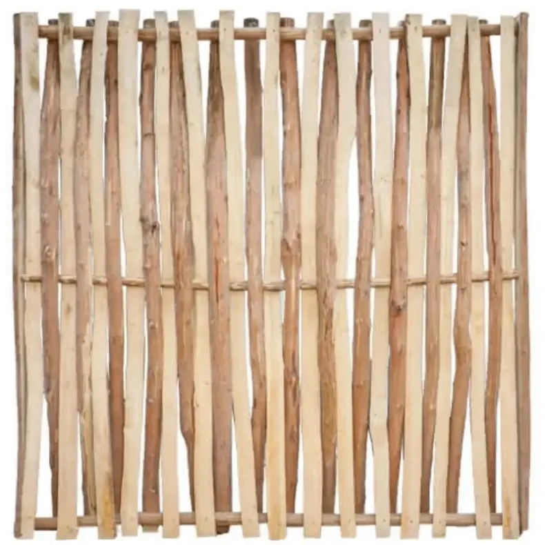 Naturhegn i hasselnd 180x180 cm - model Holmsbu