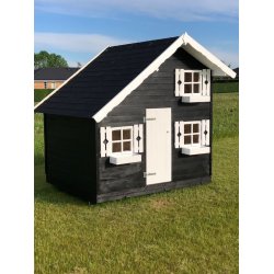 Anna legehus med hems  et rummeligt trlegehus i to etager