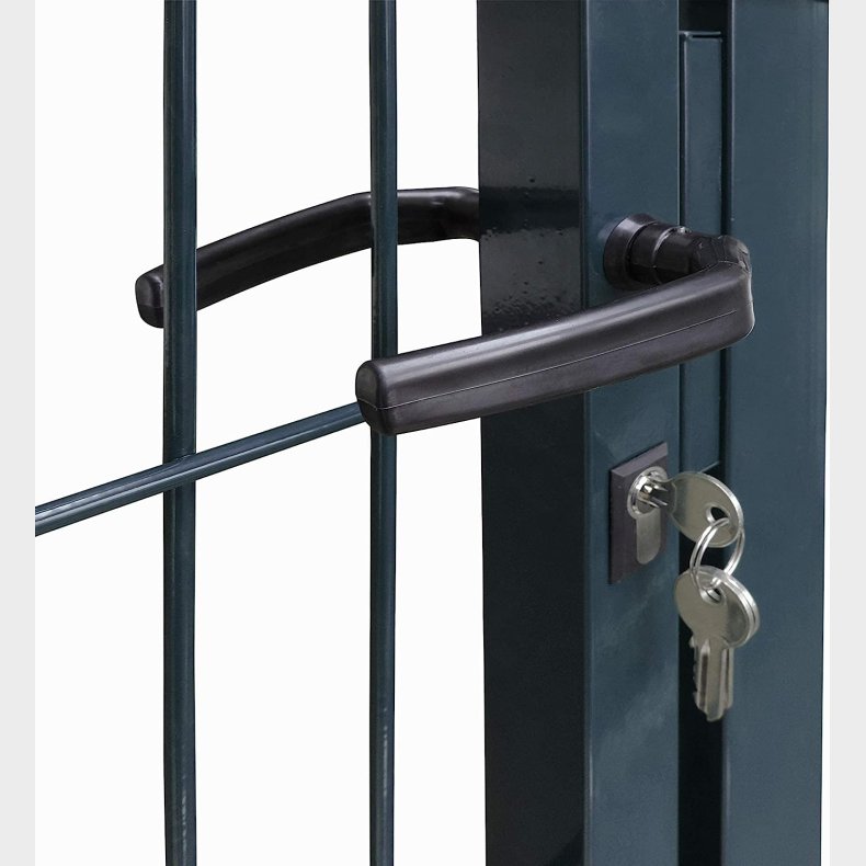 Lge til panelhegn i galvaniseret stl 100x95cm - model Viby