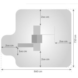 Kapow model 3 legetrn i gr og hvid med gyngestativ inkl. rutsjebane og klatrevg