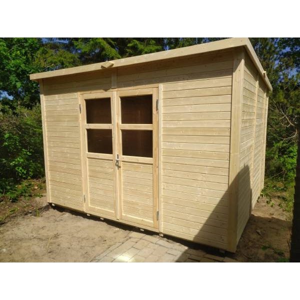 Karup model 2 redskabsskur umalet p 9,7m2