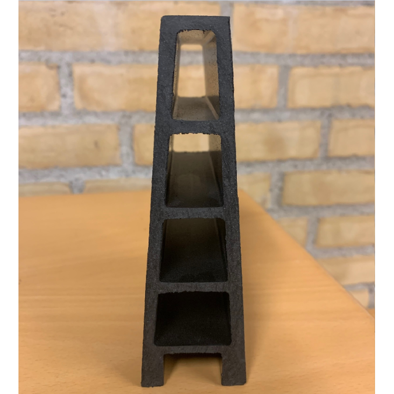 Korfu komposithegn i dobbeltklik med stlstolper - Platinklasse