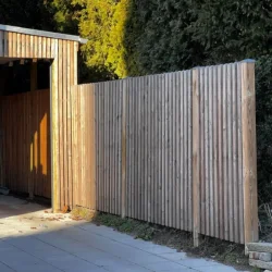 3x Latten hegn i l�rk 180x180cm (BxH) Lagersalg