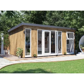 Dominator isoleret hjemmekontor 5,5x3,5m BxD p 19m2 - (model 4)