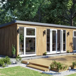 Dominator isoleret hjemmekontor 7,5x3,5m BxD p 26m2 - (model 5)