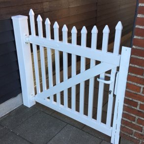 PVC Skagen enkeltlge bue nedad med smalle stave i 100x80cm (BxH)